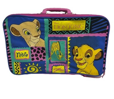 Vintage 90s Pyramid Disney Lion King Kids Suitcase 