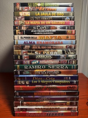 23 Rare Narcos Cartel DVD Collection Mexico Spanish