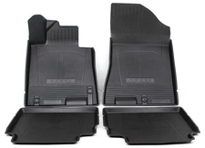 L0F13-AU000 OEM Black 4pc All Season Fitted Floor Mat Set For Hyundai Sonata