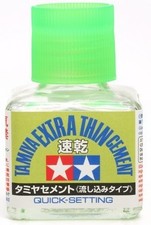 Tamiya 87182 Extra-Thin Quick Setting Cement - 40 ml Bottle