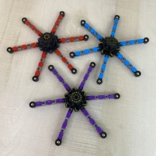 Lot Of 2 Deformable Fingertip Transformable Robot Gyro Spin Top Fidget Spinner 