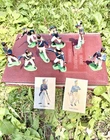 Vintage Hong Kong Hand Painted Military Soldiers Mexican War Figure Lot Of 8