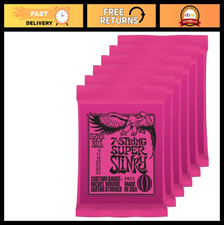 6 Sets Super Slinky 7-String Electric Guitar Strings - High-Quality, Durable Ton