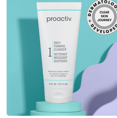 Proactiv Daily Foaming Cleanser Step 1 Face Wash, Paraben-Free 6 fl oz