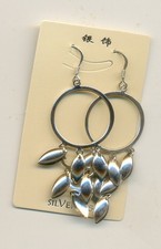 Wholesale 925 Sterling Silver Dangly Earrings A2150