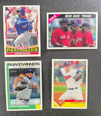 2015 Topps Heritage High Number Inserts Combos Rookie Performers N&T - You Pick