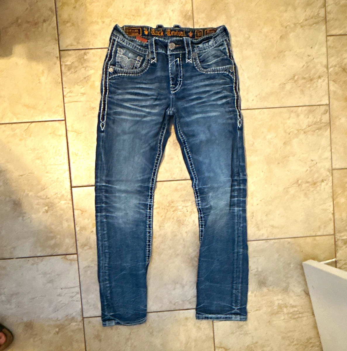 パンツ Rock Revival 30 Rock Revival Regular 30 Size Jeans for Men for sale - eBay