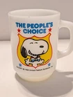 VTG The Peoples Choice Mug Snoopy  Series Peanuts No 4 Anchor Hocking