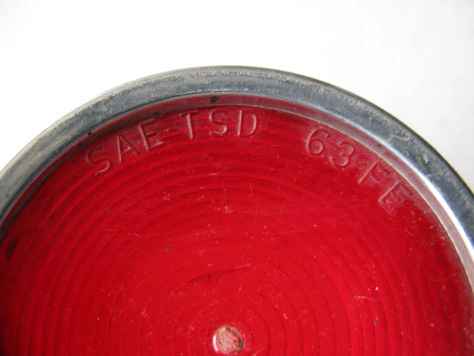 Vintage Fomoco Tail Light Lens for Ford Fairlane 1963 (SAE TSD 63 FE) - Image 4 of 4