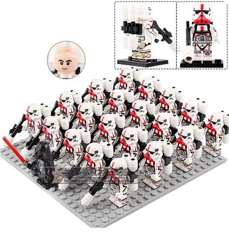 21x Star Wars 501st Clone Troopers Battle Pack-Figuren zum aussuchen Buildable~~ - Bild 7 von 46