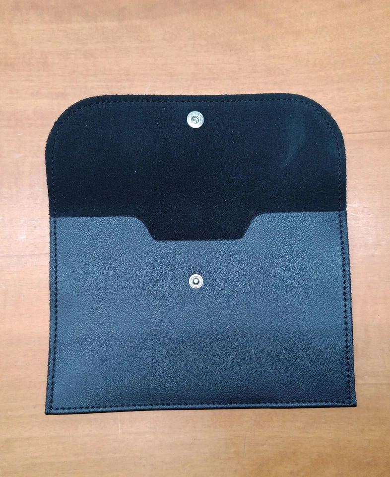 Porta documenti libretto NERO auto moto artigianale Vera Pelle MADE IN ITALY - Imagen 2 de 4