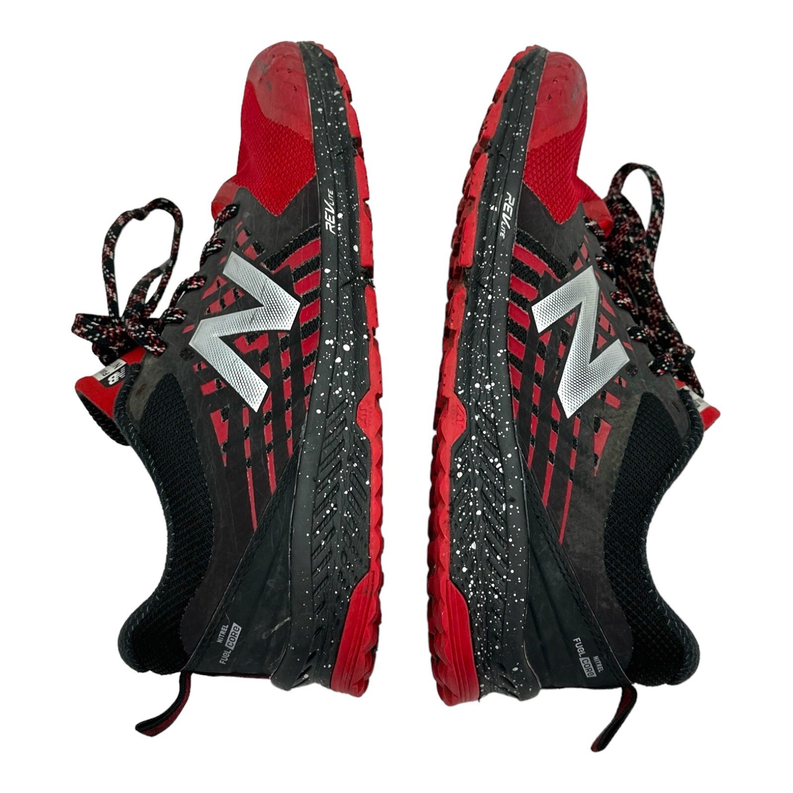 New Balance Nitrel V1 FuelCore Trail Running Shoe Men Size 10 Red Black