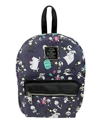 Disney The Nightmare Before Christmas Chibi Characters Mini Backpack By Bioworld