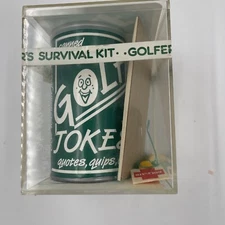 Golfers survival kit gag gift VTG 1987 sealed