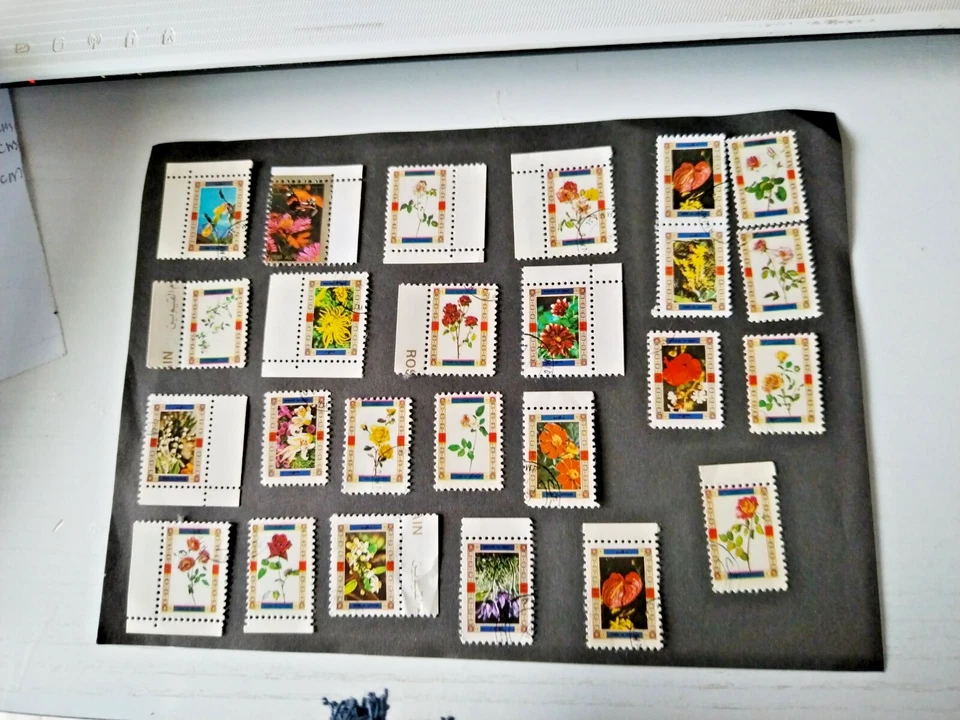 lot de 48 1/2 timbres +2 timbres OUMM AL QUAIWAIN (Émirats Arabes Unis) divers - Photo 2/3