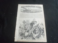 1853 JULY 2 ILLUSTRATED NEWS MAGAZINE - GAVAZZI DISTURBANCE AT QUEBEC - B 5531F