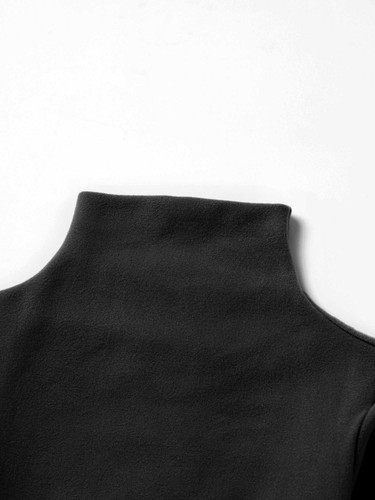 Kids Girls And Boys Warm Top Elastic Underwear Long Sleeve Stand Collar Top - Picture 23 of 81