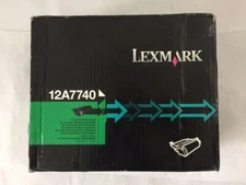New Genuine Lexmark 12A7740 Black Toner Cartridge *use for Optra T610 T612 T614*