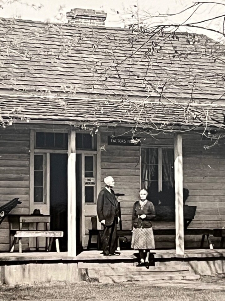 RPPC Washington Fort Nisqually Factors House Real Photo Postcard