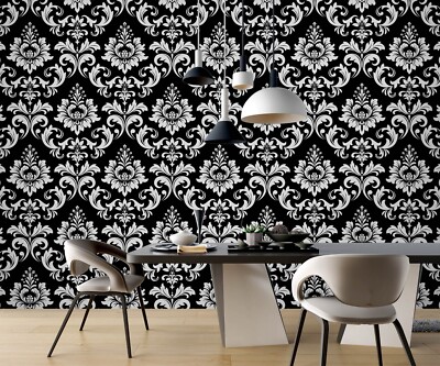 3D Black Pattern E1235 Wallpaper Mural Paper Wall Print Indoor Murals CA Honey