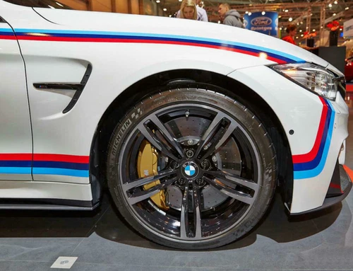Graphic Car Sticker For BMW M4 M Performance Waist Line Stripe Side Door Decals - Foto 7 di 9