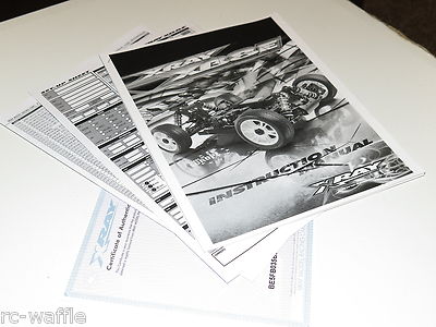 XRA350152 XRAY XB8E LUXURY 1/8 BUGGY INSTRUCTION MANUAL PARTS LIST