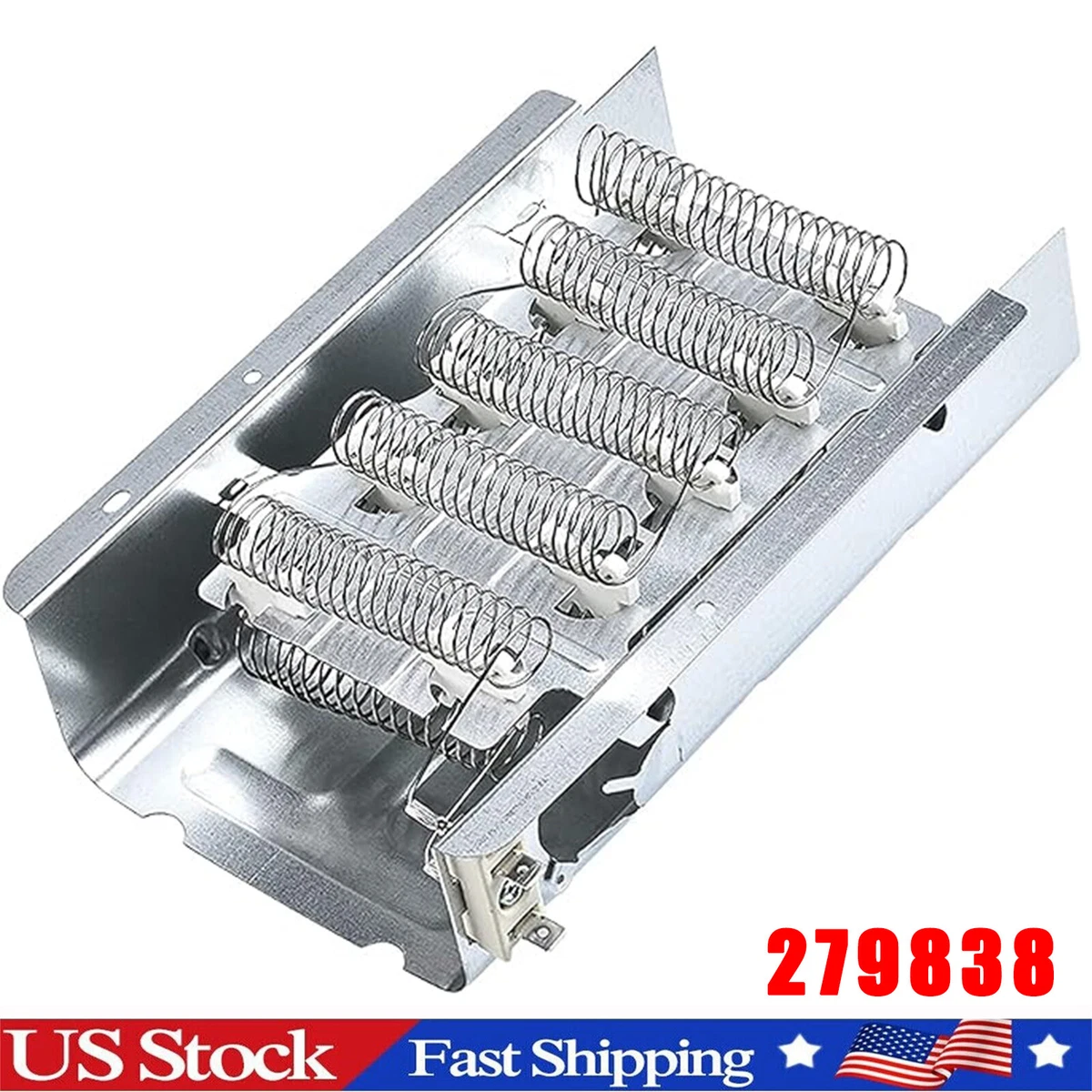 279838 Dryer Heating Element AP3094254 PS334313 3398064 Fit 