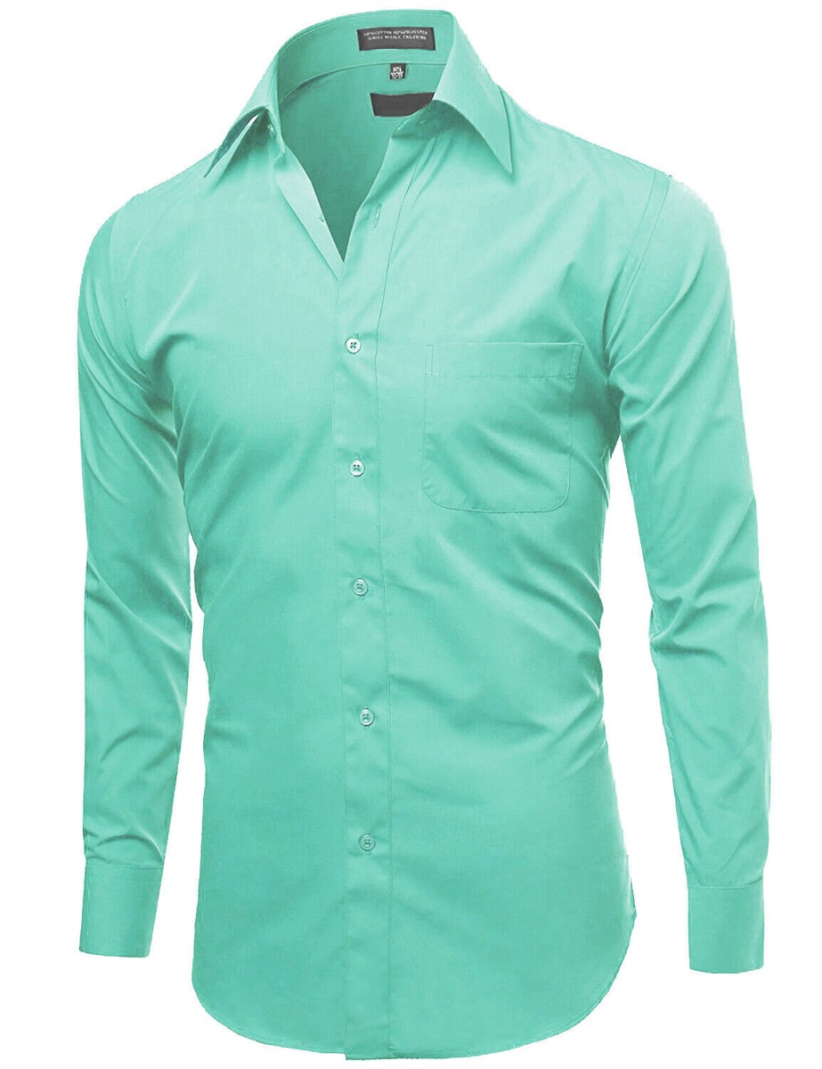 Men's Classic Button Up Long Sleeve Regular Fit Dress Shirt Men's Classic Button Up Long Sleeve Regular Fit Dress Shirt