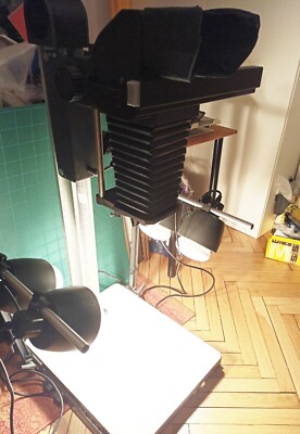 Seltenes Repro Stativ MP-4 + Lichtsystem für Digitalisierung , Film , Bilder
