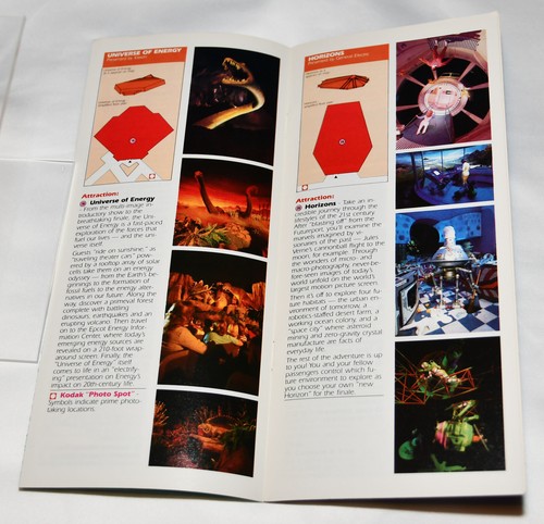 Libro guía central EPCOT 1985 nave espacial Earth Journey Into Imagination Living Seas - Imagen 9 de 24