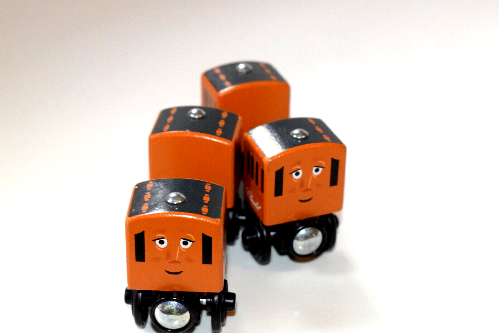 2012 Mattel Annie & Clarabel Wooden Coach Trains - Thomas & Friends Rare Dig Set