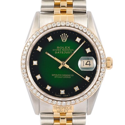 【美品】 ROLEX DATEJUST 16233 3コマ 1991 Rolex Datejust 16233 Stainless Steel & 18k Gold 36mm