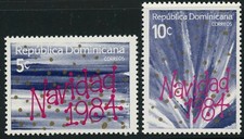 Dominican Republic #923-924 Christmas Postage Stamps Latin America 1984 MNH