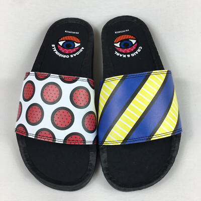 ADIDAS Adilette Boost Craig and Karl Swim Slides Sandals Men\'s Sz 8 (GY5351) Adidas x Craig & Karl Adilette Boost Slides Sandal Pop Art  main image 2