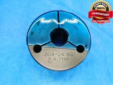 .804 24 NS THREAD RING GAGE .8040 GO ONLY P.D. = .7769 .804"-24 UNS-3A