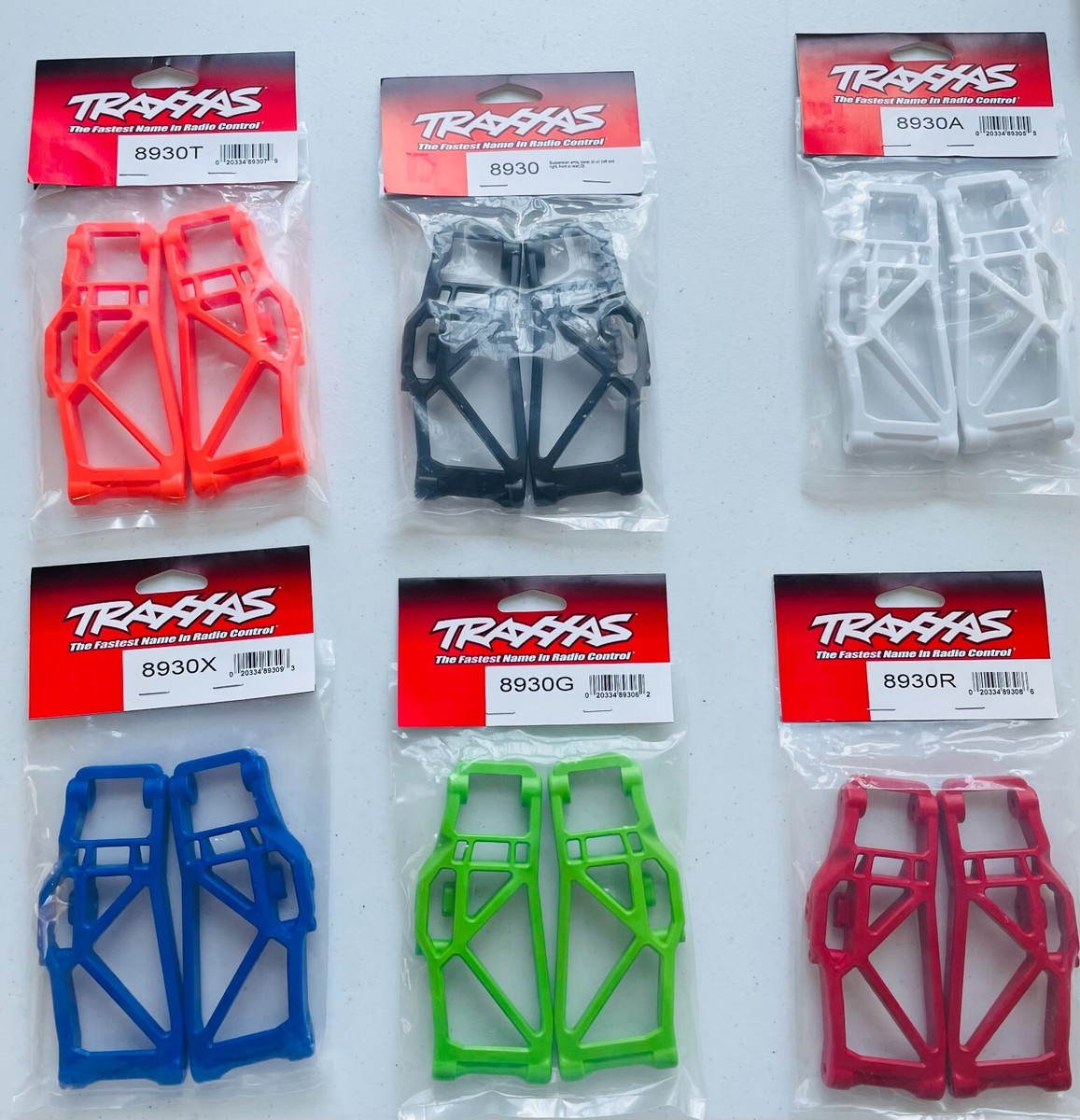 Traxxas 8930 Suspension Arm Lower Black Left & Right Front or Rear