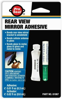 #ad #ad Rearview Mirror Glue Kit Adhesive Professional Strength Permanent Made in USA $9.25