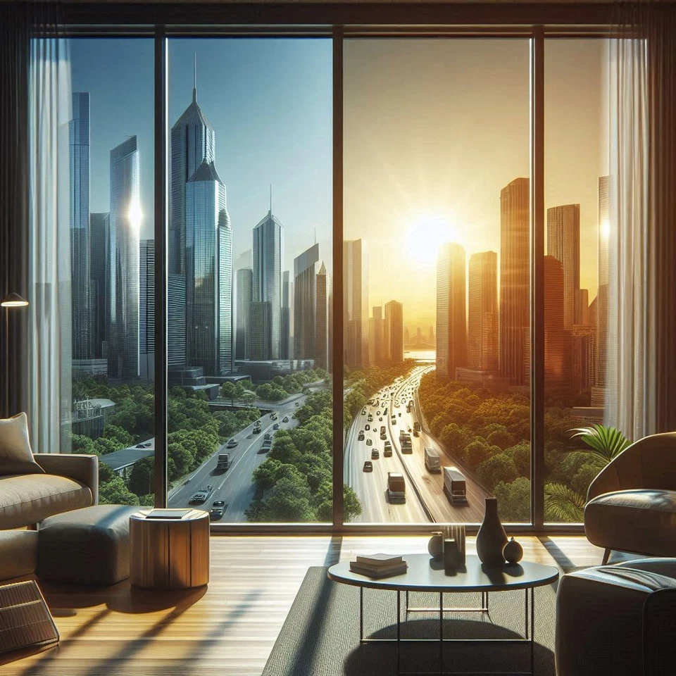 Intersolar® película para ventanas tinte películas de alta calidad reducción de calor residencial automático Foto 3 de 4