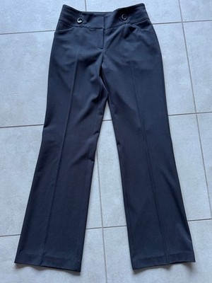 Comma Business Hose Stoffhose Größe 34 dunkel grau Bügelfalte