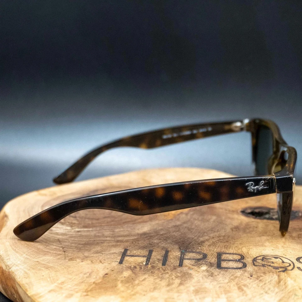 Ray-Ban New Wayfarer Sunglasses RB2132 902 Brown Tortoise Frame Authentic - Image 4 of 4