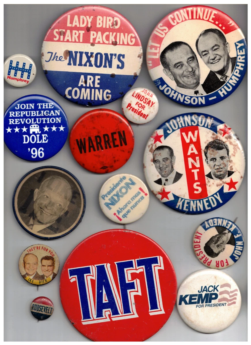 Kennedy Campaign In Us Presidential Candidate Collectibles for