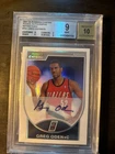 2007-08 BOWMAN CHROME GREG ODEN REFRACTOR AUTO BGS 9. Beckett Autograph 10
