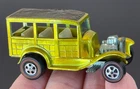Vintage Hot Wheels Redline 1969 GLOWING TRUE YELLOW Classic ’31 Ford Woody - NM!