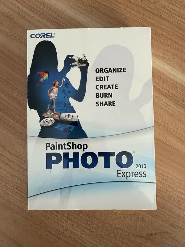 Corel PaintShop Photo Express 2010  Software For Microsoft Windows XP, 7 Used