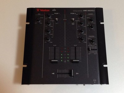 Vestax VMC-002 XLU Vintage DJ Mixer 2 Channel Analog Turntable Mixer