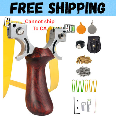 Slingshot, Hunting Sling Shot Set for Adults, Professional Stainless Steel