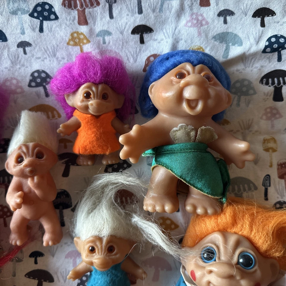 Trolls de presa vintage hechos en Dinamarca raros de colección años 70 80 Foto 3 de 4