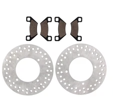 2010 Arctic Cat TRV 400 H1 Front ATV Brake Pads & Front Brake Rotor Discs