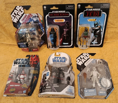 Star Wars TVC Vintage Collection Figuren Sammlung Ralph McQuarrie Boba Fett OVP