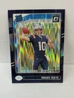 2024 Panini Donruss Optic - Rated Rookie Drake Maye #229 Purple Shock Prizm (RC)